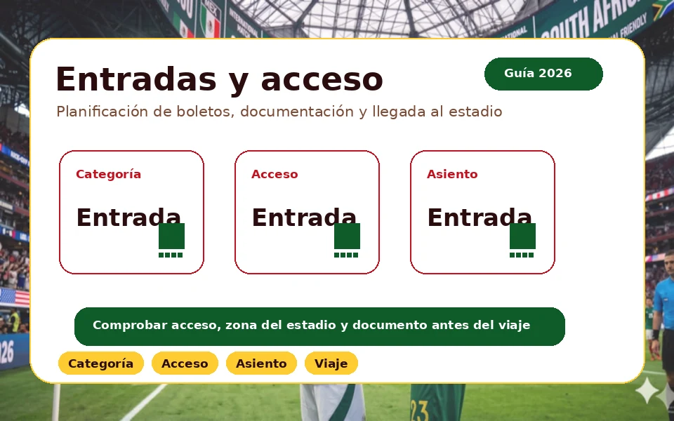 Imagen editorial de entradas del Mundial 2026 con contexto visual para la página